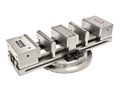 MUC/91-D Double opening modular vice – configurations with accessories